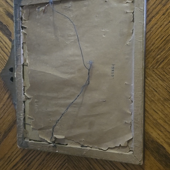 Antique Picture With Gold Frame - Picture 4 of 4